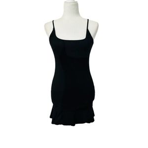 Princess Polly Spaghetti Strap Mini Dress Black